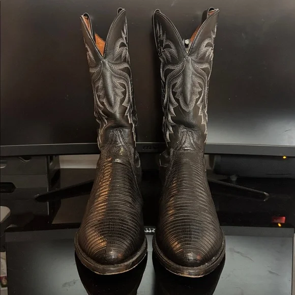 Dan Post Genuine Lizard Boots - Picture 2 of 7